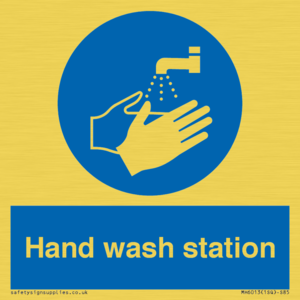 Hand wash station